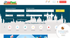 Desktop Screenshot of cityadpost.com